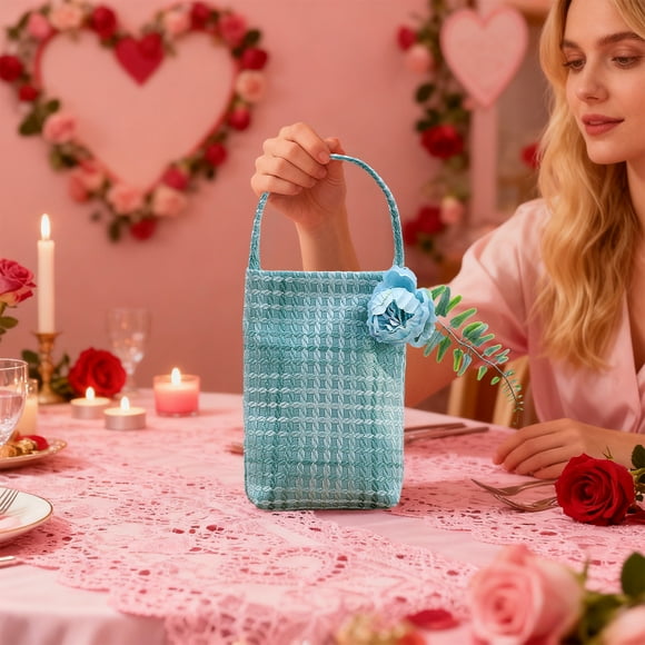 Day Handbag Flower Packaging Box Fabric Bouquet Flower Arrangement Box