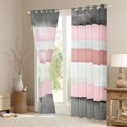 thumbnail image 3 of Castle Fairy Stripes Black Out Curtains,Minimalist Curtains Pack of 2 (42x63 Each), 3 of 6