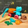 thumbnail image 4 of Dinosaur Atv Toy Set 7 Piece For Kids Outdoor Sand And Water Play Includes Engineering Vehicle Design, 4 of 9
