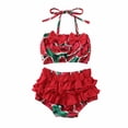thumbnail image 1 of Maillots de Bain Bébé Fille Pastèque/ananas 2pc Set de Bikini, 1 of 4