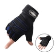 thumbnail image 2 of Guantes de medio dedo para entrenamiento físico, antideslizantes, para gimnasio, levantamiento de pesas, culturismo, ciclismo al aire libre, L, 2 of 5