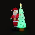 thumbnail image 4 of Mr. Christmas 7 ft. Outdoor Lit Inflatable - Santa and Tree, 4 of 6