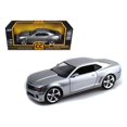 thumbnail image 1 of 2010 Chevrolet Camaro SS Diecast Car Model Silver 1/18 Diecast Model Car por Jada Jada Toys 96325s, 1 of 1