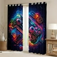 thumbnail image 2 of Castle Fairy Gradient Gamer Black Out Curtains,Video Game Curtains Pack of 2 (42x63 Each),Game Console Bedroom Curtains,Ultra Soft Abstract Home Decor, 2 of 6