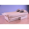 thumbnail image 3 of KODIAK Phoenix Frame/Antique White Finish/Marmont Thunder Mattress/Storage Drawers, 3 of 4