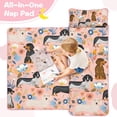 thumbnail image 4 of Dachshund and Flower Toddler Nap Mats for Kids Preschool,Sleeping Mat Bag or Kids,Toddler Sleeping Bag,Toddler Nap Mat or Daycare, 4 of 6