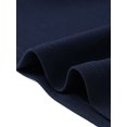 thumbnail image 6 of DARING DIVA Women's High Waisted Business Fishtail Midi Skirt Large Navy Blue, 6 of 6
