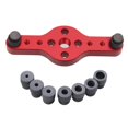 thumbnail image 2 of 2-10mm Sel Centering Doweling Jig Set Jig Woodworking Wood Hole Locator Red, 2 of 9