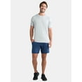 thumbnail image 5 of Athletic Works Men's and Big & Tall Men's Soft ButterCore Tee with Short Sleeves, Sizes S-5XL, 5 of 5