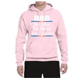 thumbnail image 2 of Wild Bobby,Dad The Man The Myth The Legend Best Daddy Father Gift, Father's Day, Unisex Graphic Hoodie Sweatshirt, Light Pink, X-Large, 2 of 3