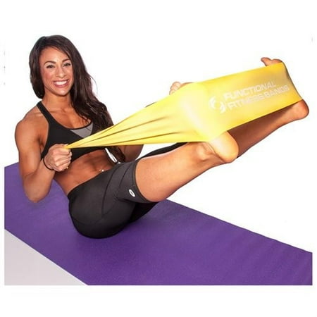 - Functional Fitness Premium Flat Yoga Band. Deepens Stretches and Builds Strength - Ideal Resistance Band for Yoga, Stretching, Physical Therapy, Full Body Exercises. 100% Satisfaction Guarantee Warran