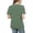 r-538Green125, variant on Fashionable Women T-Shirts Solid Color Short Sleeve Summer Breathable Mesh Hollow Out Casual Round Neck Top True Classic Tees Women,Green