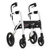 Rollz Motion 2-n-1, A Rollator Transport Chair - Lightweight, Small- Island Blue