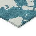 thumbnail image 4 of Addison Rugs Chantille Indoor/Outdoor Transitional Abstract Teal Washable Rectangle Rug, 5' x 7'6", 4 of 6