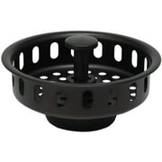 Stainless Steel Replacement Basket for Kitchen Sink Strainers, Oil Rubbed Bronze Finish - By Plumb USA