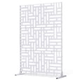 thumbnail image 1 of VEVOR Metal Privacy Screen 47" x 76" Outdoor Privacy Screens & Panels for Patio White, 1 of 9