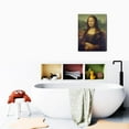 thumbnail image 6 of Leonardo Da Vinci Canvas Wall Art - Mona Lisa Classic Artwork Picture Print with Framed Famous Oil Painting Hang for Home Office Bedroom Living Room Wall Decor-12" X16", 6 of 7