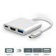 thumbnail image 4 of Klonfd Type C Adapter 4K Aluminum Hub 31 Multiport Converter For MacBook Laptop PC And More, 4 of 4