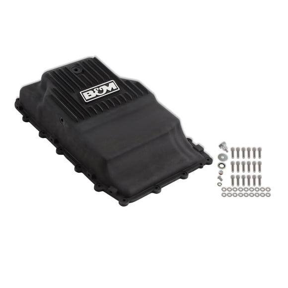 Cárter de Transmisión B&M Ford 10R80 2017-2024 Negro