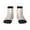 3 Black, variant on Labrador Retriever Dog Pattern Quarter Crew Socks,Toe Seamed Ankle Socks,Cotton Cushioned Breathable Athletic Crew Sports Socks