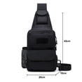 thumbnail image 2 of Tactical Chest Strap Bag Single Strap Crossbody Bag Mini Shoulder Backpack, Suitable for Daily Sports Use, 2 of 5