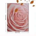 thumbnail image 3 of UXIEQU Textured Rose Painting Canvas Wall Art Print 15.75x11.81 Inches, 3 of 8