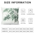 thumbnail image 5 of GOSMITH  Throw Pillow Covers Decorative Green Leaf Watercolor Eucalyptus Branches Hand Floral with Plant Objects White Natural Greenery Twig Cushion Pillowcase White, 5 of 5