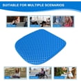 thumbnail image 4 of Large Gel Seat Cushion for Long Sitting – Soft, Breathable, Non-Slip Cover, for Office Chair, Car, Desk, Wheelchair, 4 of 7