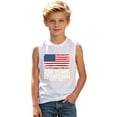 thumbnail image 3 of American Flag Tank Tops Girls Patriotic Shirt USA Flag Stars Stripes Print Sleeveless T-Shirt 4th of July Tee Tops, 3 of 6