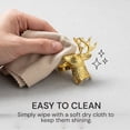 thumbnail image 5 of Gold Napkin Rings Holder in Stag Design Festive Table Decor Setting and Favor for Thanksgiving Fall Autumn Holiday Wedding Birthday Thanksgiving Banquet Housewarming Gift Set of 16, 5 of 8