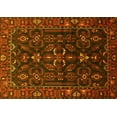 thumbnail image 1 of Ahgly Company Machine Washable Indoor Rectangle Persian Yellow Traditional Area Rugs, 4' x 6', 1 of 4