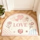 thumbnail image 1 of Felpudo antideslizante para cocina con el Día de San Valentín | Alfombra absorbente de poliéster para entrada y baño | Felpudo blanco de 40 x 60 cm con reverso antideslizante, 1 of 6
