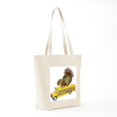 thumbnail image 7 of CafePress - Squirrel On School Bus Tote Bag - Unisex Canvas Tote Bag, Beige, 1-Piece, 7 of 7