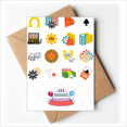 thumbnail image 1 of Square Casino Objects Illustration Happy Birthday Greeting Cards Envelopes Blank, 1 of 3