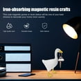 thumbnail image 2 of Magnet Resin Animal Figurine Statue Decor 3D Magnet Crafts for Keys (Swan), 2 of 9