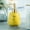 Yellow, variant on Ceramic Soap Dispenser with Marble Design - Pump Bottle for Kitchen & Bathroom, Heavy Duty Pottery Clay Construction, Multi-Purpose Liquid Container