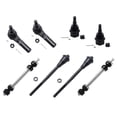 thumbnail image 4 of Detroit Axle - 13pc Front End Suspension Kit for Chevy Silverado Sierra 2500 3500 HD, 2 Upper Control Arms 4 Inner Outer Tie Rods 2 Lower Ball Joints 2 Sway Bars 1 Center Link 2 Idler and Pitman Arms, 4 of 8