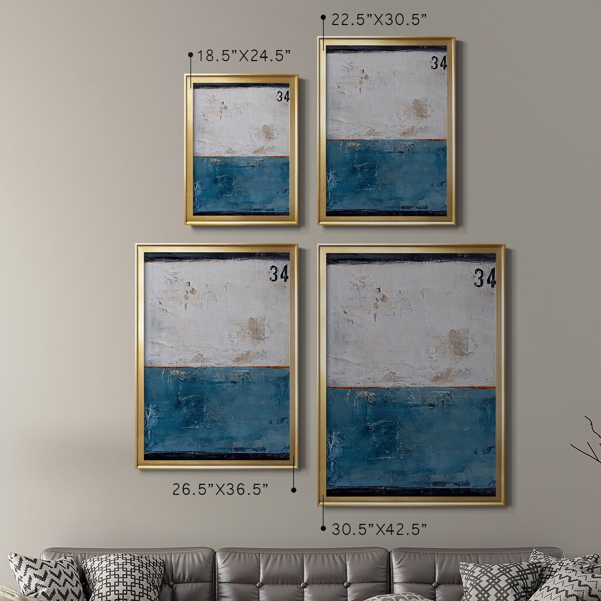 Take 34 Premium Framed Print, in Gold, Black, or Silver - Ready to Hang