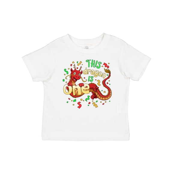 Inktastic This Dragon is One Cute First Birthday Boys or Girls Baby T-Shirt