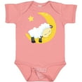 thumbnail image 3 of Inktastic Cute Sheep, Sleeping Sheep, Moon, Stars, Sleepy Boys or Girls Baby Bodysuit, 3 of 5