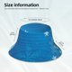 thumbnail image 3 of Fotbe Blue Christmas Sombrero Tipo Pescador con Estampado – Sombrero de Sol de Algodón de Moda para Playa, Golf, Pesca, 3 of 6