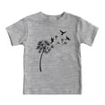 thumbnail image 3 of Little Girl's Graphic T Shirt Short Sleeved Crewneck T-Shirt Summer Casual Unisex Tshirt, 3 of 3