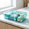 thumbnail image 7 of Pencil Case, Large Clear Pencil Box Case, Plastic Crayon Marker Box with Snap-tight Lid, Plastic Pencil Case, Plastic Pencil Box, Crayon Box Storage, Art Craft Marker Organizer on Clearance, 7 of 7