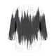 thumbnail image 4 of Xuyuer Women's Casual Plus Size Printed 3/4 Sleeve V-Neck Blouse Fashionable And Comfortable Top, 4 of 5