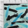 thumbnail image 2 of oneOone Polyester Spandex Turquoise Blue Fabric Brush Diy Clothing Quilting Fabric Print Fabric By Yard 56 Inch Wide, 2 of 5