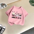 thumbnail image 5 of Weebloom Kids Girls T Shirts Kid Cute Cat Fashion Printed Round Neck Short Sleeve Tee Summer Comfortable Casual Loose Tops For Toddler Youth T Shirt 2-14 Years, 5 of 5