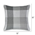 thumbnail image 2 of Herringbone Check Cotton Cushions Set of 2 Poly Filled With Zipper Machine Washable, 2 of 4