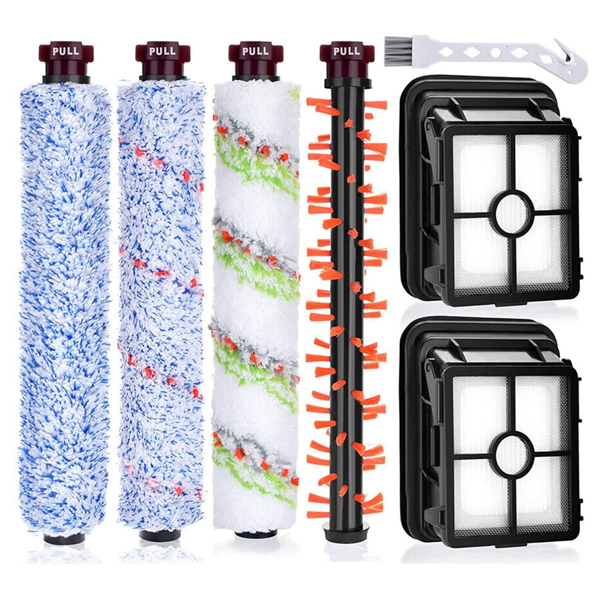 Hepa Filter & Brush Rolls For Bissell CrossWave 1866 1785 2306 1868