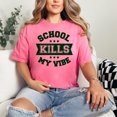 thumbnail image 2 of Funny Back To School Saying, Crunchberry Comfort Colors T-Shirt, Small, 2 of 3