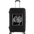 thumbnail image 1 of Animal Series Printed Pattern Travel Essentials Bag with 18-32 Inch Capacity Travel Accessories Trolley Case Protective Cover 8animal 030 XL, 1 of 6